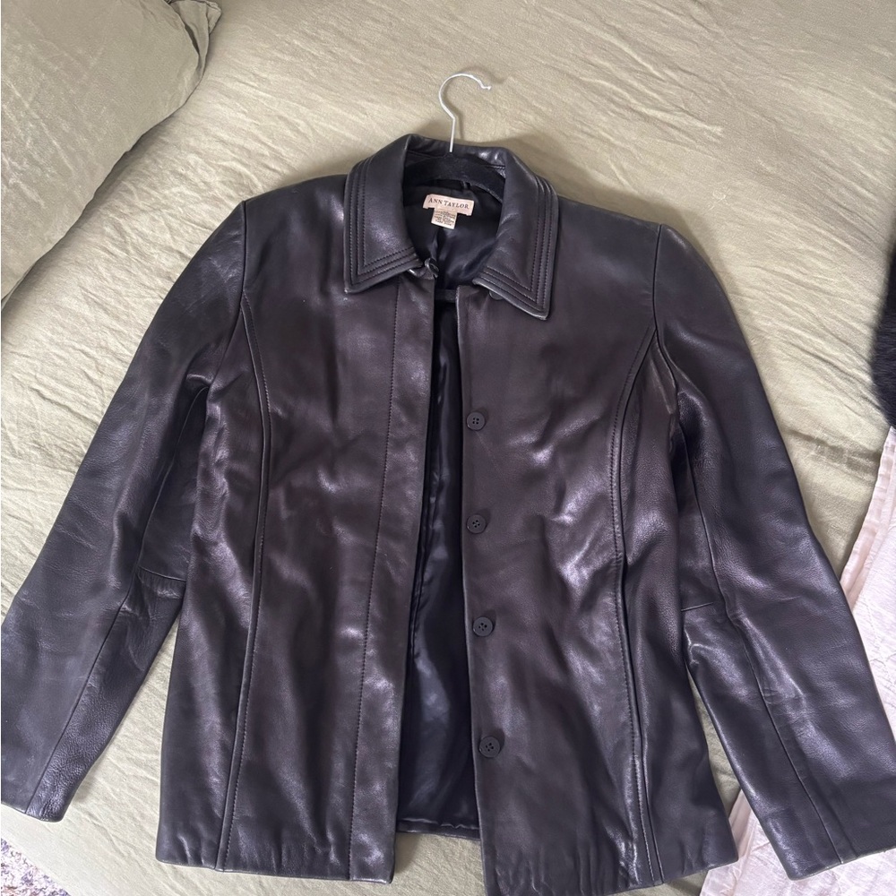 Vintage Ann Taylor Leather Jacket